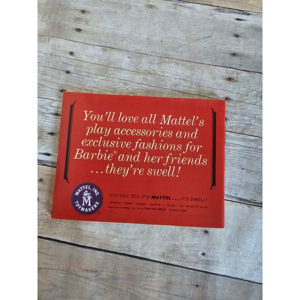 Mattel Reproduction Booklet Book 1 Barbie Scooter and Friends Fashion Catalog - Picture 2 of 4